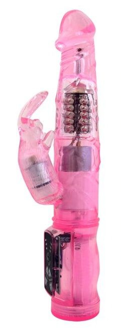 Розовый вибратор-ротатор What You Need - 21,5 см. купить в секс шопе