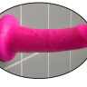 Ярко-розовый фаллоимитатор 6  Slim Dillio - 17 см. купить в секс шопе