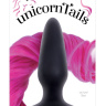 Анальная втулка с розовым хвостом Unicorne Tails купить в секс шопе