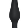 Чёрная анальная пробка Slim Anal Plug Medium - 11,5 см. купить в секс шопе