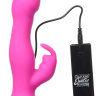 Вибромассажёр-насадка 10-Function Silicone Love Rider Jack Rabbit - 19 см. купить в секс шопе