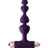 Фиолетовая анальная вибропробка-елочка New Edition Excellence - 15 см. купить в секс шопе
