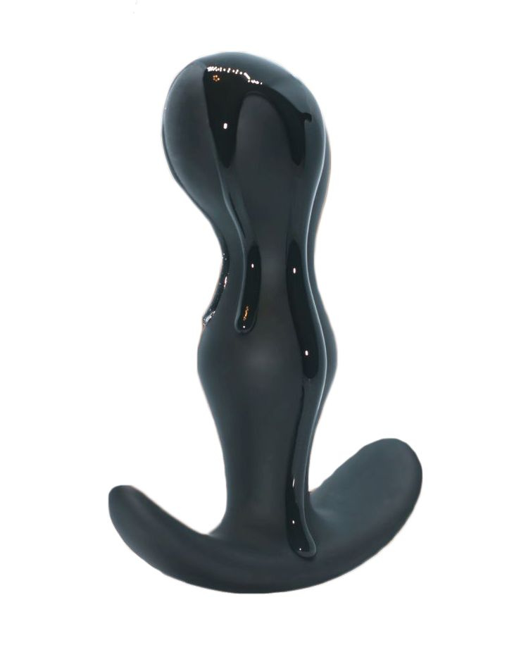 Серый анальный стимулятор Classy - 11,5 см. купить в секс шопе