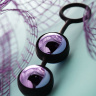 Фиолетово-черная вагинальные шарики TOYFA A-toys купить в секс шопе