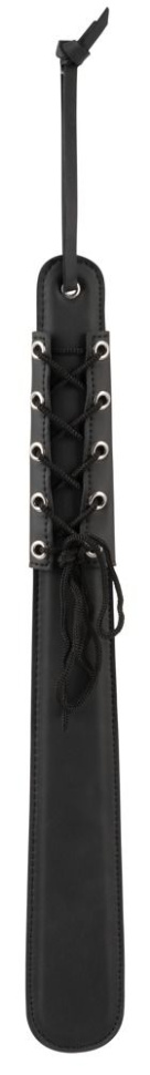 Черный пэддл со шнуровкой - 42 см. купить в секс шопе