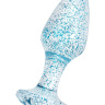Голубая акриловая анальная втулка - 8 см. купить в секс шопе