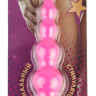 Ярко-розовый анальный стимулятор-ёлочка - 14,5 см. купить в секс шопе