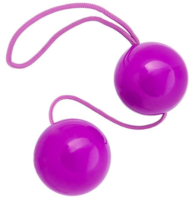 Фиолетовые вагинальные шарики BI-BALLS купить в секс шопе