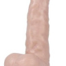 Телесный реалистичный фаллоимитатор REAL с трусиками для страпона - 17 см. купить в секс шопе