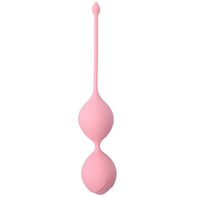 Розовые вагинальные шарики SEE YOU IN BLOOM DUO BALLS 36MM купить в секс шопе