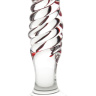 Стеклянная анальная втулка-спираль - 12 см. купить в секс шопе