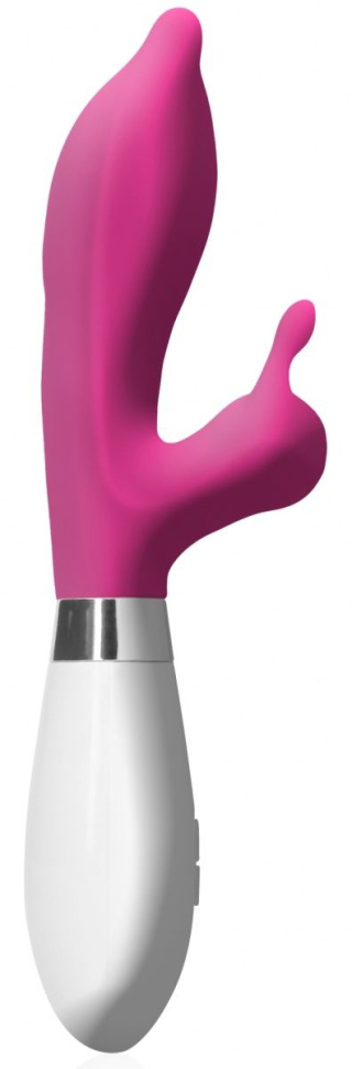 Розовый вибратор-кролик Adonis - 21,5 см. купить в секс шопе