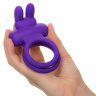 Фиолетовое двойное эрекционное кольцо Silicone Rechargeable Dual Rockin Rabbit купить в секс шопе