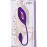 Фиолетовый вакуумный стимулятор клитора Ginny с виброяйцом купить в секс шопе