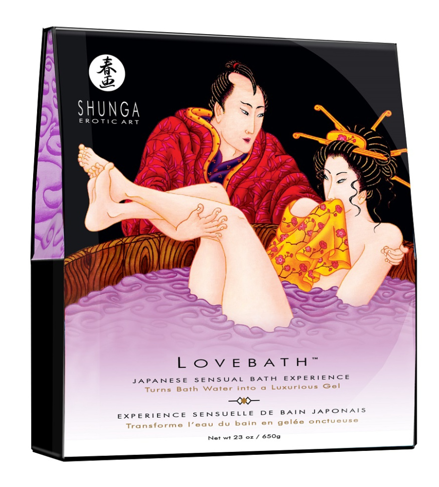 Соль для ванны Lovebath Sensual lotus, превращающая воду в гель - 650 гр. купить в секс шопе