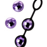 Фиолетово-чёрный набор вагинальных шариков TOYFA A-toys купить в секс шопе