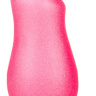 Розовая анальная пробочка с приплюснутым кончиком - 13 см. купить в секс шопе