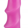Розовый реалистичный рельефный фаллоимитатор - 21,5 см. купить в секс шопе