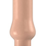 Бежевый анальный стимулятор обтекаемой формы Bottom Line Model 4 - 13 см. купить в секс шопе