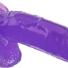 Фиолетовый реалистичный фаллоимитатор Mr. Bold L - 18,5 см. купить в секс шопе
