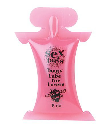 Вкусовой лубрикант с ароматом клубники Sex Tarts Lube - 6 мл. купить в секс шопе