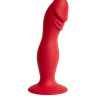 Бордовая анальная пробка Hercules - 16 см. купить в секс шопе