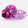 Фиолетовое эрекционное виброкольцо OWOW PURPLE купить в секс шопе