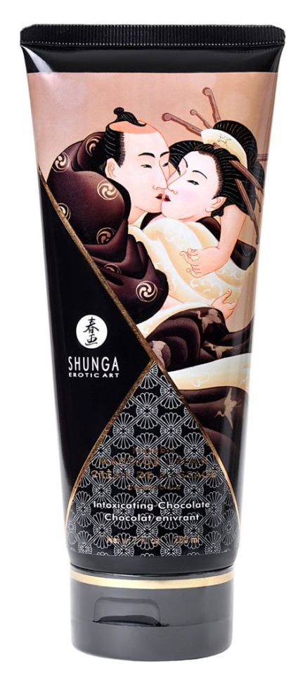 Массажный крем для тела с ароматом шоколада Intoxicating Chocolate - 200 мл. купить в секс шопе