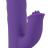 Фиолетовый вибратор-ротатор Thrusting   Rotating - 24,7 см. купить в секс шопе