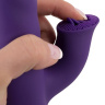 Фиолетовый вибратор-ротатор Thrusting   Rotating - 24,7 см. купить в секс шопе