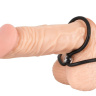 Кольцо для пениса в виде двойной петли Bad Kitty купить в секс шопе