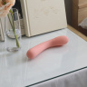 Розовый изогнутый вибратор Iroha Mai Toki - 17,4 см. купить в секс шопе