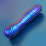 Синий вибромассажер с шаровидной головкой - 14 см. купить в секс шопе