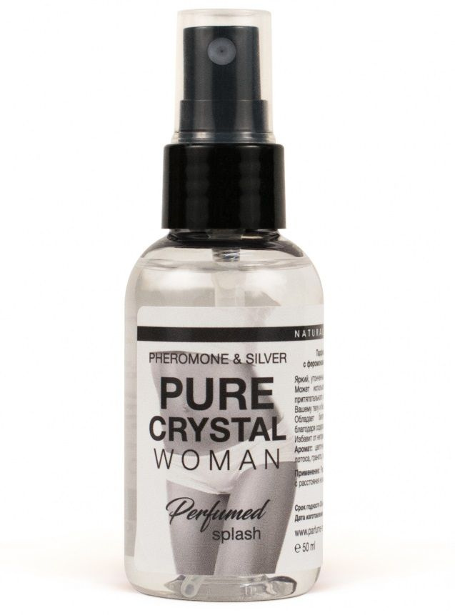 Женский парфюмированный спрей для нижнего белья Pure Cristal - 50 мл. купить в секс шопе