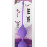 Фиолетовые вагинальные шарики SEE YOU IN BLOOM DUO BALLS 36MM купить в секс шопе