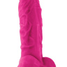 Ярко-розовый фаллоимитатор на присоске ColourSoft 5  Soft Dildo - 17,8 см. купить в секс шопе
