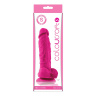Ярко-розовый фаллоимитатор на присоске ColourSoft 5  Soft Dildo - 17,8 см. купить в секс шопе