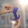 Фиолетовый анальный стимулятор BOOTIE M - 9,3 см. купить в секс шопе