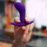 Фиолетовый анальный стимулятор BOOTIE M - 9,3 см. купить в секс шопе