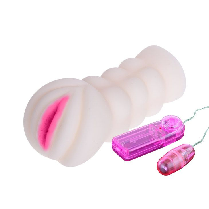 Мастурбатор-вагина с вибрацией и выносным пультом управления купить в секс шопе