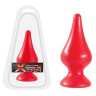 Красный плаг для анальной стимуляции - 10,5 см. купить в секс шопе