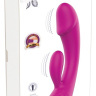Лиловый вибратор-кролик Super Soft Silicone Rabbit Vibrator - 17,7 см. купить в секс шопе