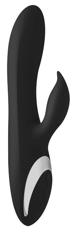 Черный вибромассажер-кролик Vibes N 2 - 22,5 см. купить в секс шопе