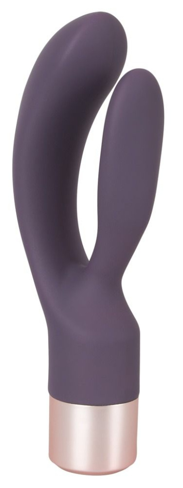 Фиолетовый вибратор-кролик Elegant Rabbit - 15,2 см. купить в секс шопе