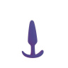 Фиолетовая анальная втулка - 9,5 см. купить в секс шопе