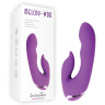 Фиолетовый вибратор-кролик Seduction - 19,5 см. купить в секс шопе