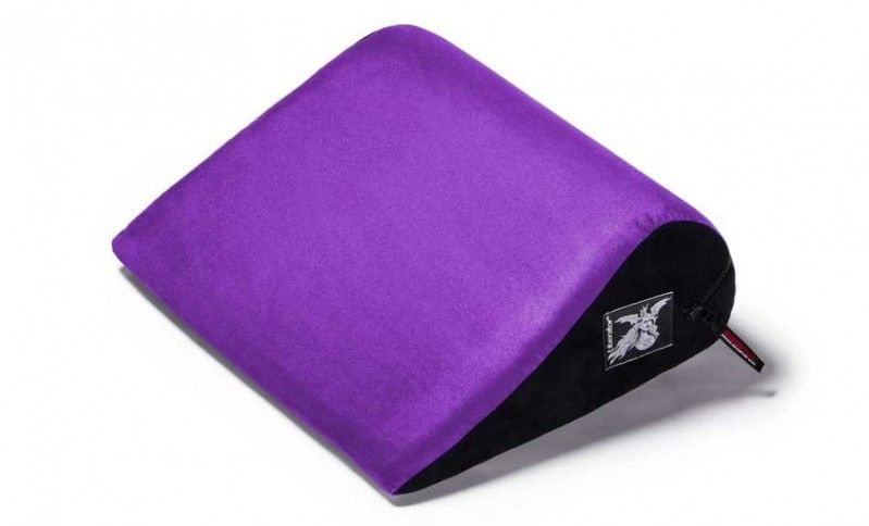 Фиолетовая малая замшевая подушка для любви Liberator Retail Jaz купить в секс шопе