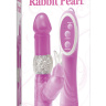 Розовый вибратор Rabbit Pearl купить в секс шопе