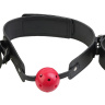 Кляп-наручники с красным шариком Breathable Ball Gag Restraint купить в секс шопе