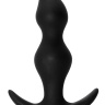 Чёрная фигурная анальная пробка Fantasy - 12,5 см. купить в секс шопе